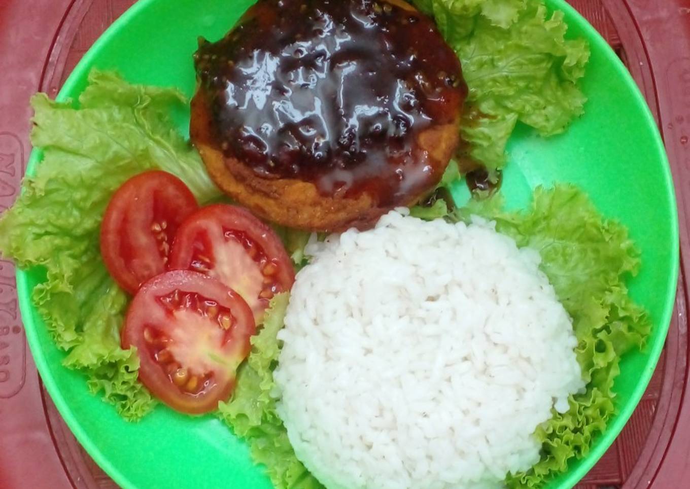 Steak Tempe saos lada hitam