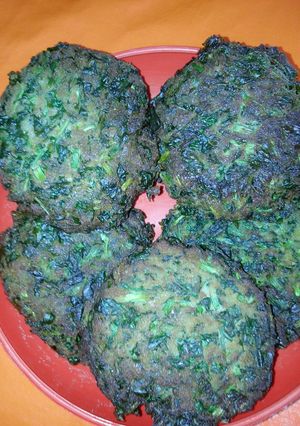 Una foto de Tortitas de cilantro a la Mario, s