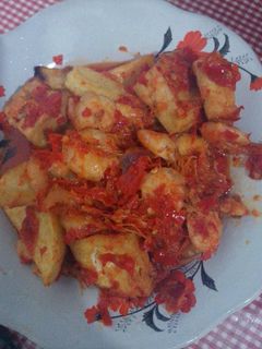Foto resep Udang tahu kentang balado