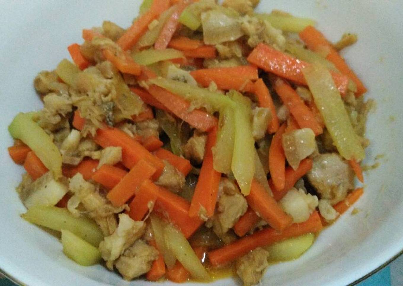 Sayur Labusiam Wortel dan Daging