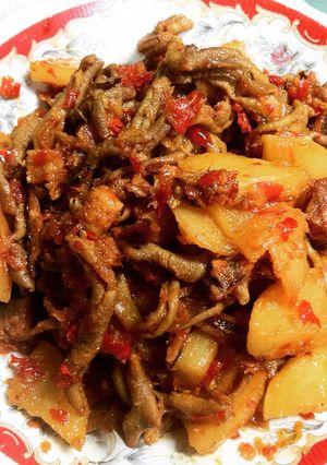 Foto resep Sambal usus kentang
