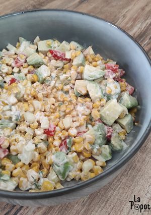 Une photo de Salade crémeuse au maïs