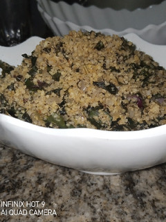 A picture of Dambun cous cous.