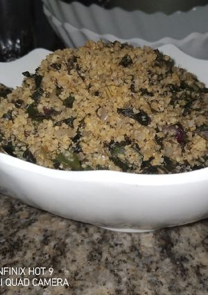A picture of Dambun cous cous.