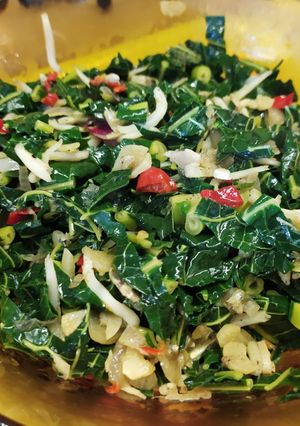 Foto resep Tumis Teri Daun Pepaya