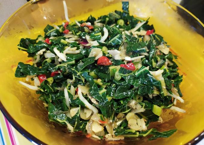 Cara Gampang Membuat Tumis Teri Daun Pepaya, Lezat