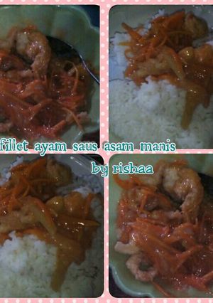 Foto resep Ayam fillet saus asam manis