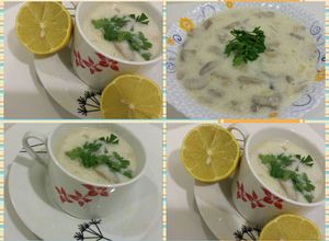 صورة لوصفة شوربة الفطر