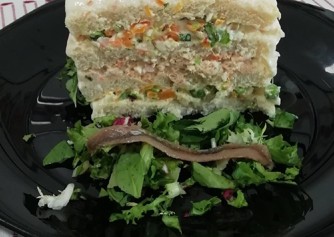 Pastel frío salado