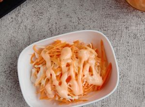 Foto resep Salad ala hokben / salad kol dan wortel