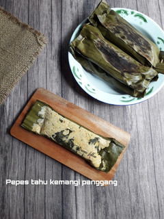 Foto resep Pepes tahu kemangi panggang
