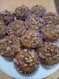Banana crunch muffins