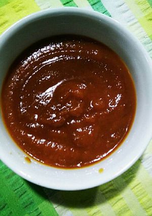 Hình của món Ketchup làm tại nhà.