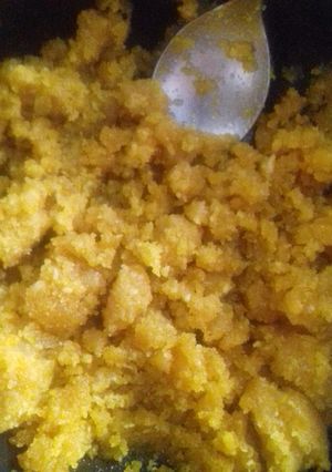 A picture of Moong Dal Halwa.