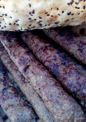 عکسی از دستور کباب کوبیده