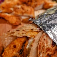 A picture of Shawarma wrap.