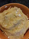 Postre de garbanzos al brandy