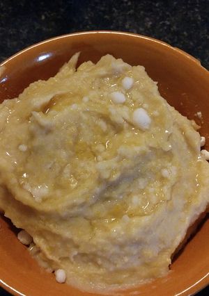 Una foto de Postre de garbanzos al brandy