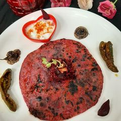 A picture of Beetroot Paratha.