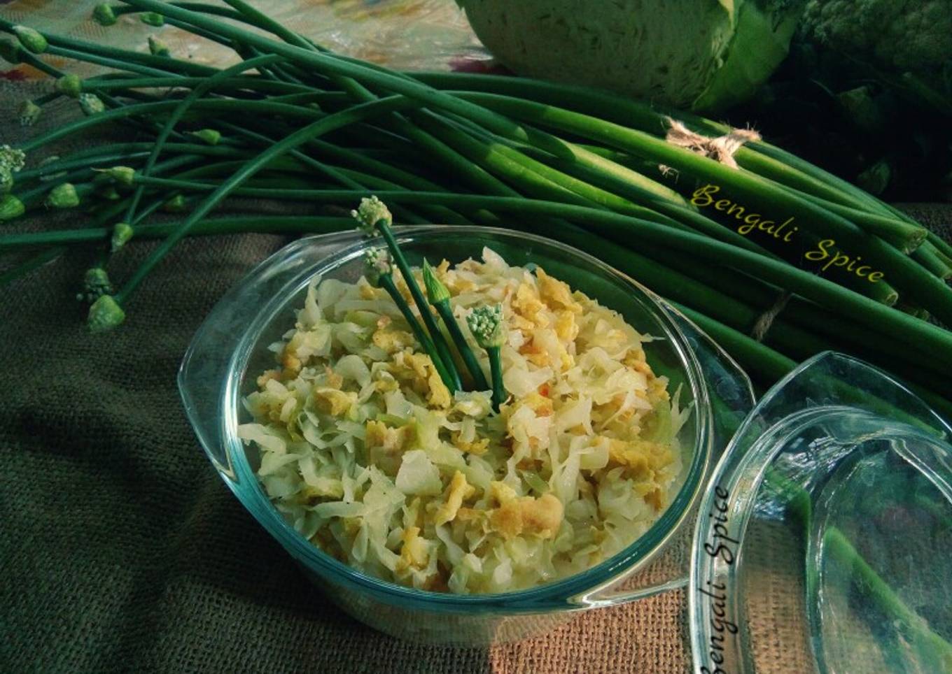 Sauteed Cabbage with Egg 🍛