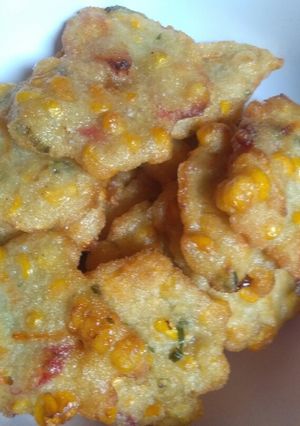 Foto resep Bakwan jagung renyah & gurih