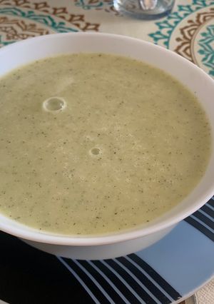 Una foto de Crema de calabacín espectacular!!🤤🤤