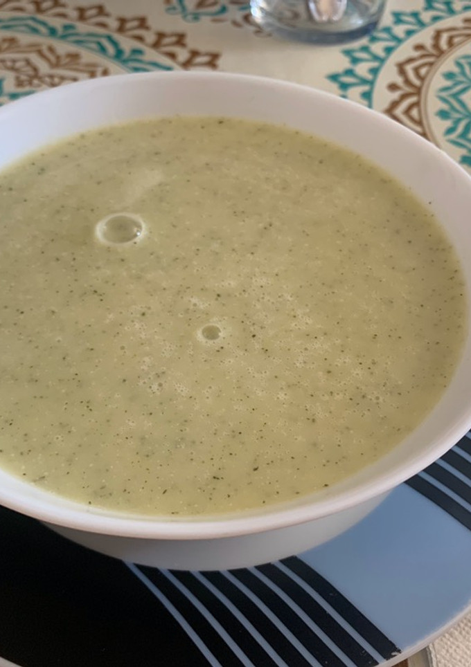 Una foto de Crema de calabacín espectacular!!🤤🤤