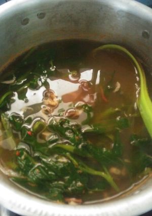 Foto resep Kangkung sayur asem