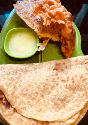 A picture of Puran poli.
