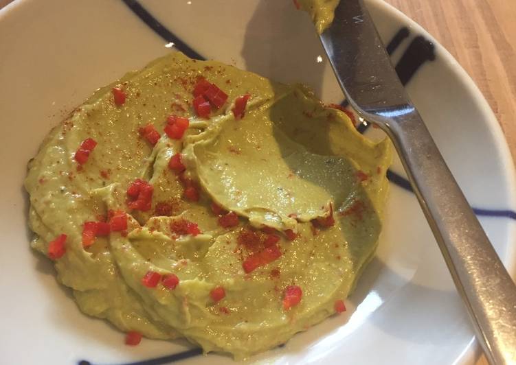 Recipe of Quick Smooth Avocado &amp; Chilli Butter