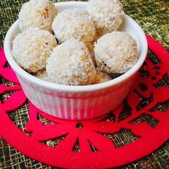 Coconut Ladoos A picture of Coconut Ladoos.