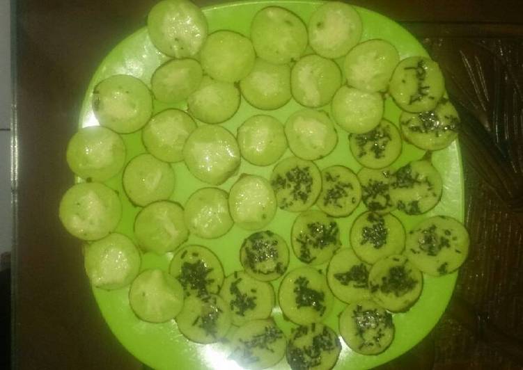 Cara Cinta AppetizingKue cubit pandan