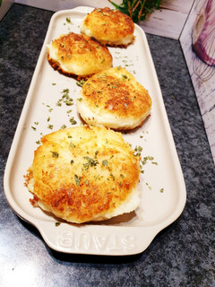 Une photo de Galettes de pommes de terre au Babybel ou fromage au choix