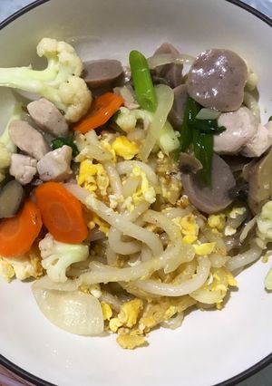Foto resep Locupan siram capcay
