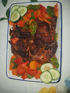A picture of Sweet and sour Baked Chicken.