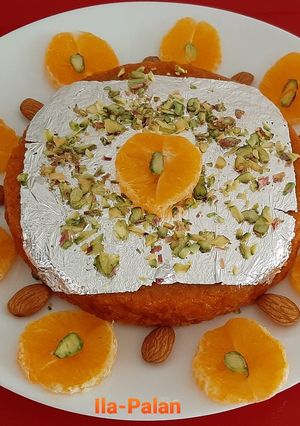 A picture of Nagpur Orange Burfi.