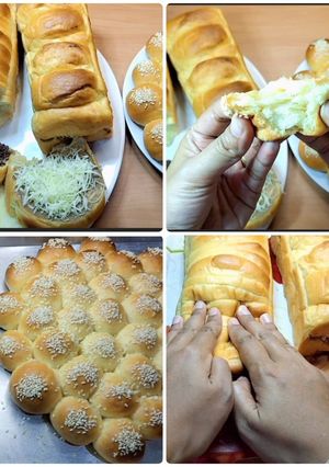 Foto resep Roti Gembong, Roti Sisir, dan Bubble Bread