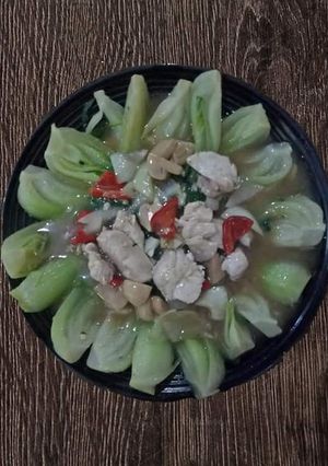 Foto resep Cah Pok Coy Siram Ayam