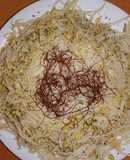Sajtos slim pasta spagetti - bambuszrügy-el, babcsírával