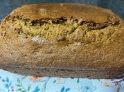 Una foto de budin de coco y aceite