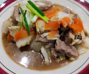Resep Mudah Cah Daging Sapi Sawi Putih Gurih Mantul Resep Mudah Cah Daging Sapi Sawi Putih Gurih Mantul