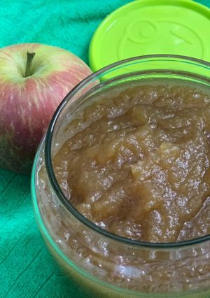 Hình của món Apple jam - mứt táo 🍎.
