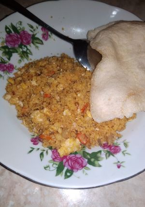 Foto resep 101. Ampok Goreng (nasi jagung)