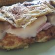 Omellette con queso y casancrem