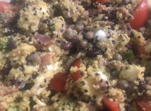 Una foto de Ensalada de cous cous