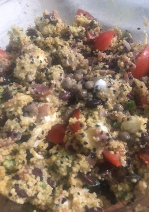 Una foto de Ensalada de cous cous