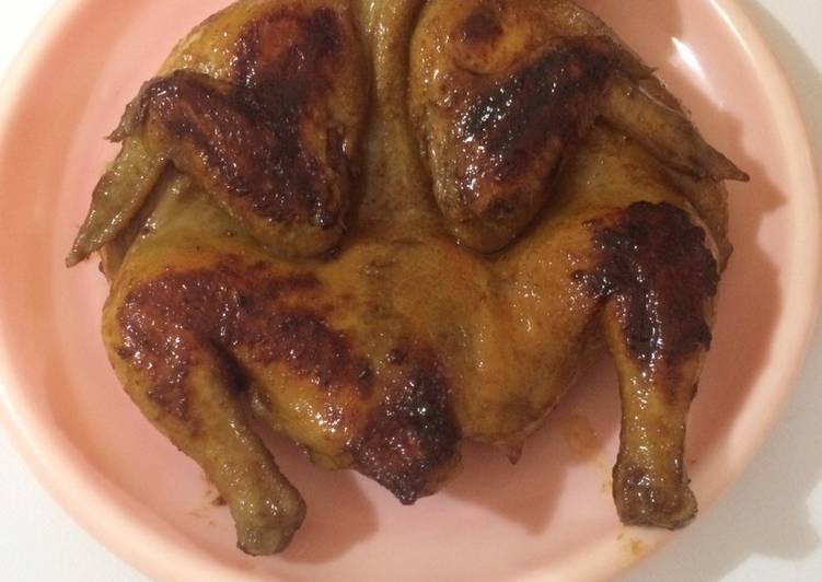 Langkah Mudah Menyiapkan Ayam bakar bekakak Anti Gagal