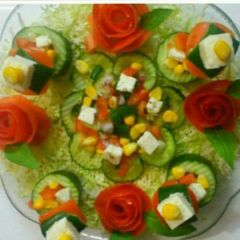 A picture of Paneer Corn Cucumber Salad.