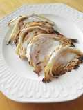 Repollo al horno con salsa de yogurt