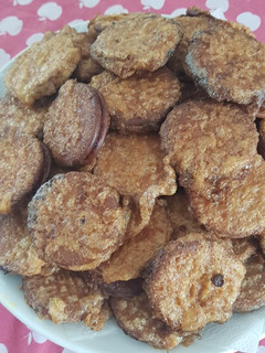Una foto de Galletas fritas con mermelada
